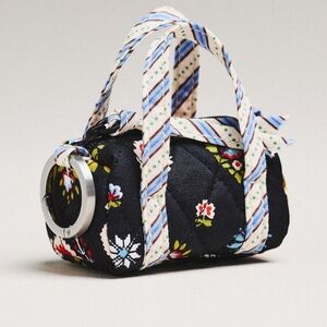 Vera Bradley Duffle Bag-Shaped Bag Charm